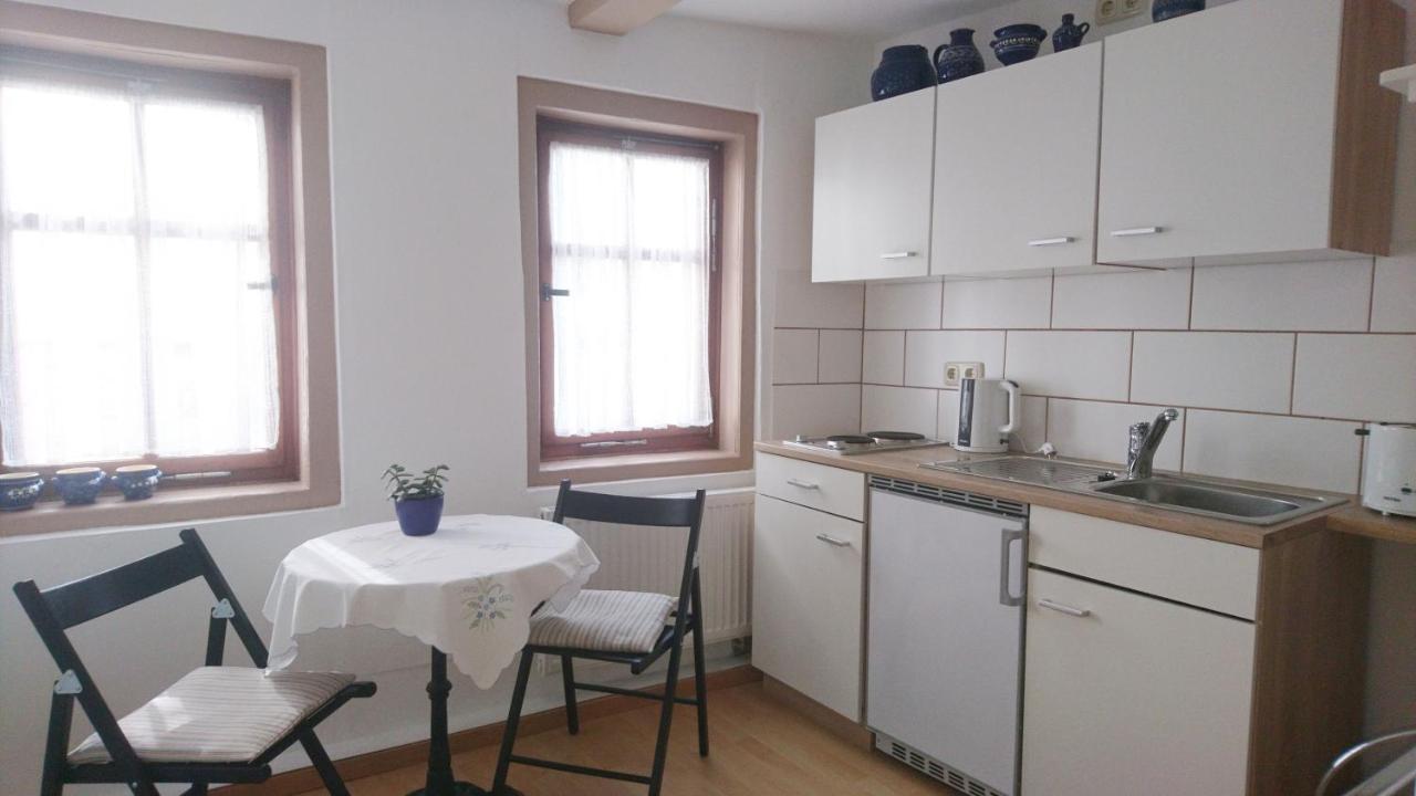 Apartament Haus Zum Kleinen Helm Erfurt Zewnętrze zdjęcie