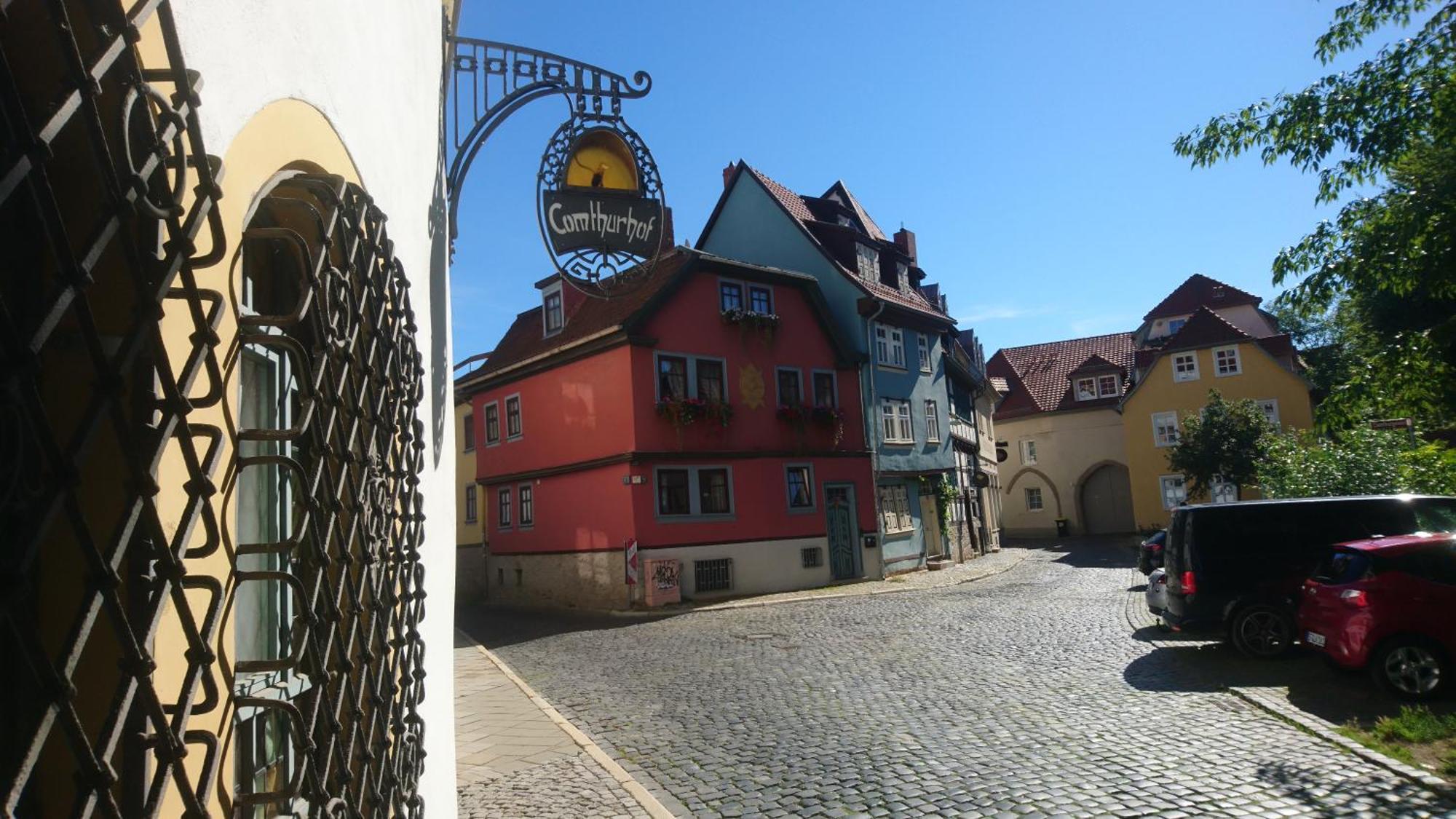 Apartament Haus Zum Kleinen Helm Erfurt Zewnętrze zdjęcie